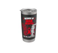 Brain Aneurysm Awareness Survivor Stainless Steel Insulated Tumbler