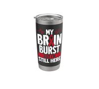 Brain Aneurysm Awareness Survivor Stainless Steel Insulated Tumbler