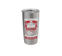 Brain Aneurysm Awareness Survivor Stainless Steel Insulated Tumbler