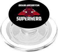 Brain Aneurysm Superhero Survivor Warrior Fighter PopSockets PopGrip for MagSafe