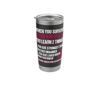 Brain Aneurysm Survivor Stainless Steel Insulated Tumbler