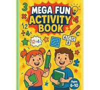 Brain Boost Fun Book: 80 Pages of Mazes, Puzzles, Math & More: Ultimate Kids Activity Book - Mazes, Math, Drawing & Brain Games