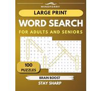 Brain Boost Large Print Word Search for Seniors: 100 Stay Sharp Puzzles • Brain Boost • Improve Focus and Memory (Mindferry Large Print Puzzle Collection)
