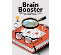 Brain Booster: 200 Giant Word Search Puzzles for Adults & Teens