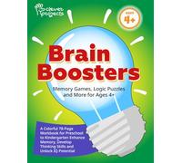 Brain Boosters: Memory Games, Logic Puzzles, and More for Ages 4+. A Colorful 78-Page Workbook for Preschool to Kindergarten Enhance Memory, Develop ... IQ Potential (Smart Kids Activity Series)