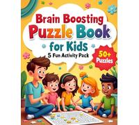 Brain Boosting Puzzle Book for Kids: 5-in-1 Fun Activity Pack (Galaxy Multiple Activity Puzzles)
