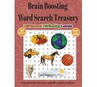 Brain Boosting Word Search for Adults, Teens & Seniors: Large Print Word Search Puzzle Book to Keep the Brain Active & Mind Relaxed with Positive, ... and free time (Pinnacle Word Search Series)