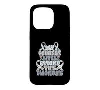 Brain Cancer Awareness Brain Tumor Case for iPhone 15 Pro