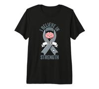 Brain Cancer Awareness Brain Tumor Premium T-Shirt