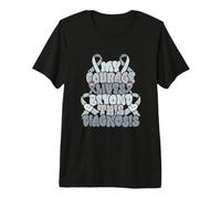 Brain Cancer Awareness Brain Tumor Premium T-Shirt