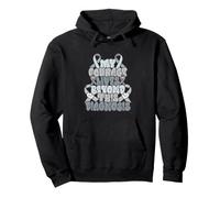 Brain Cancer Awareness Brain Tumor Pullover Hoodie