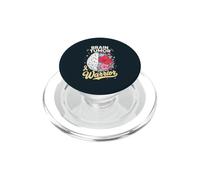 Brain Cancer Awareness Brain Tumor Warrior PopSockets PopGrip for MagSafe
