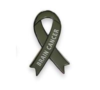 Brain Cancer Awareness Pin, Enamel Lapel Badge (5)