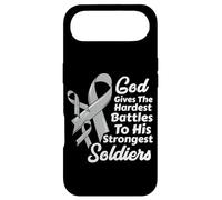 Brain Cancer Awareness Ribbon Fight Chemo Faith Soldiers God Case for iPhone Air