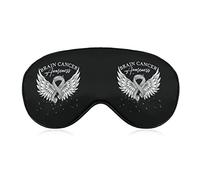 Brain Cancer Awareness Sleep Masks Eye Cover Blackout with Adjustable Elastic Strap Night Blindfold for Women Men Yoga Travel Nap