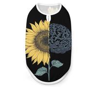 Brain Cancer Sunflower Cute Cute Pet Supplies Soft Dog Sweaters Printing for Dogs Puppy Cats L