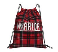 Brain Cancer Warrior Tumor Awareness Ribbon Women Men String Backpack Waterproof Swimming Bag Adjustable Gym Sack For Beach Sports Travel