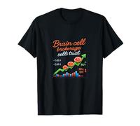 Brain Cell Brokerage Couples One Brain Cell Stock Ticker T-Shirt