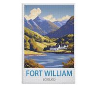 Brain Childrens，Fort William Scotland，Adults 1000 Piece Jigsaw Puzzle- Christmas，38x26，paper puzzle，AA-1465
