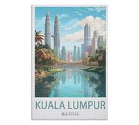 Brain Childrens,Kuala Lumpur Malaysia,Adults 1000 Piece Jigsaw Puzzle- Christmas,70x50,paper puzzle,AA-905