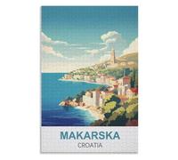 Brain Childrens，Makarska Croatia，Adults 1000 Piece Jigsaw Puzzle- Christmas，75x50，wooden puzzle ，AA-1145