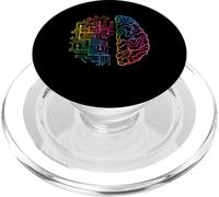 Brain Chip | Computer Science | Artificial Intelligence PopSockets PopGrip for MagSafe
