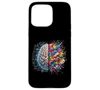 Brain Concept Left and Right Thinking Creativity Logic Case for iPhone 15 Pro Max