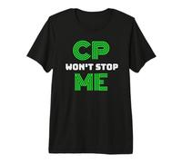 Brain Damage Awareness Cerebral Palsy CP Won't Stop Me Tee Premium T-Shirt