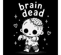 Brain Dead: A Spooky Cute Sketchbook (100 Pages): 8.5 x 8.5 Blank Sketchbook for Drawing, Doodling, and Creative Ideas