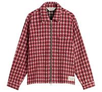 Brain Dead Men's Check Mate Flannel Zip Shirt Black Multi
