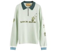 Brain Dead Men's Lex Half Zip Sweatshirt Mint
