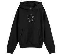 Brain Dead Men's Logo Head Hoodie Black