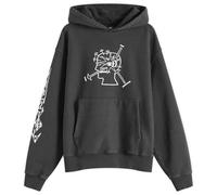 Brain Dead Men's Neuro Free Association Hoodie Washed Black
