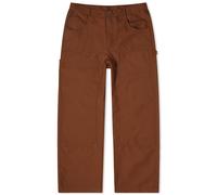Brain Dead Men's Serge Wool Double Knee Utility Pants Brown