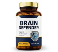 Brain Defender | Moringa, Ashwagandha & Lion’s Mane - 60 Vegan Capsules | Daily Food Supplement for Wellness Routine | Plant-Based | 30 Day Supply