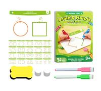 Brain Development Cards - 20 Pieces Educational Game, Heartwarming Hand Coordination Tool | Left Right Mind Development For Preschoolers Kids Brain Training Cognitive Growth