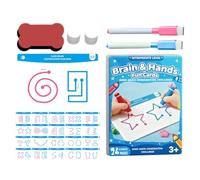 Brain Development Training Cards | Educational Game - 20 Cards for Right and Left Mind Training - Parent Interaction - Left and Right Hemisphere Development