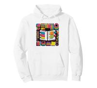 Brain Divided Color Coded Sections Organized Mind Planner Pullover Hoodie