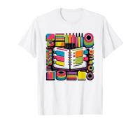 Brain Divided Color Coded Sections Organized Mind Planner T-Shirt