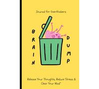 Brain Dump Journal: For Overthinking, Anxiety & Stress Relief | Lined Notebook for Mental Clarity and Daily Reflection