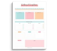 Brain Dump Notepad, To Do List Desk Pad, Productivity Planner, ADHD Daily Planner | 50 Undated Tear Away Sheets A4