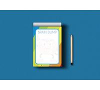 Brain Dump Pad | A6 Notepad | Self care | Mental Health | Wellbeing | Gratitude | Positive Attitude