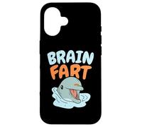 Brain Fart Sea Creature Animal Marine Biology Dolphin Case for iPhone 16
