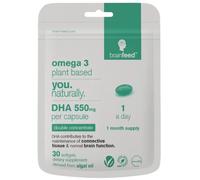 Brain Feed Omega-3 Plant-based DHA 500mg Softgels 30 Softgels