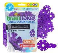 Brain Flakes Single Color Add-on - 120 Pieces - Resealable Pouch - Purple