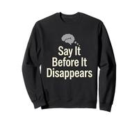 Brain Fog Awareness Invisible Illness Mental Fatigue Sweatshirt