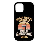 Brain Freeze Worth It Cold Smoothie Days Case for iPhone 12/12 Pro