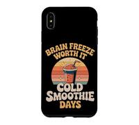 Brain Freeze Worth It Cold Smoothie Days Case for iPhone XS Max