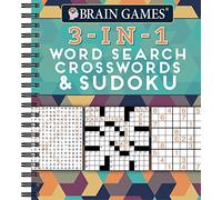 Brain Games® 3-In-1: Word Search, Crossword & Sudoku