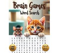 Brain Games - Cats Word Search: 100 Fun & Relaxing Puzzles | Easy-to-Read Large Print | Perfect for Cat Lovers of All Ages